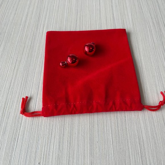 Double bead earrings - Picture 1 of 12
